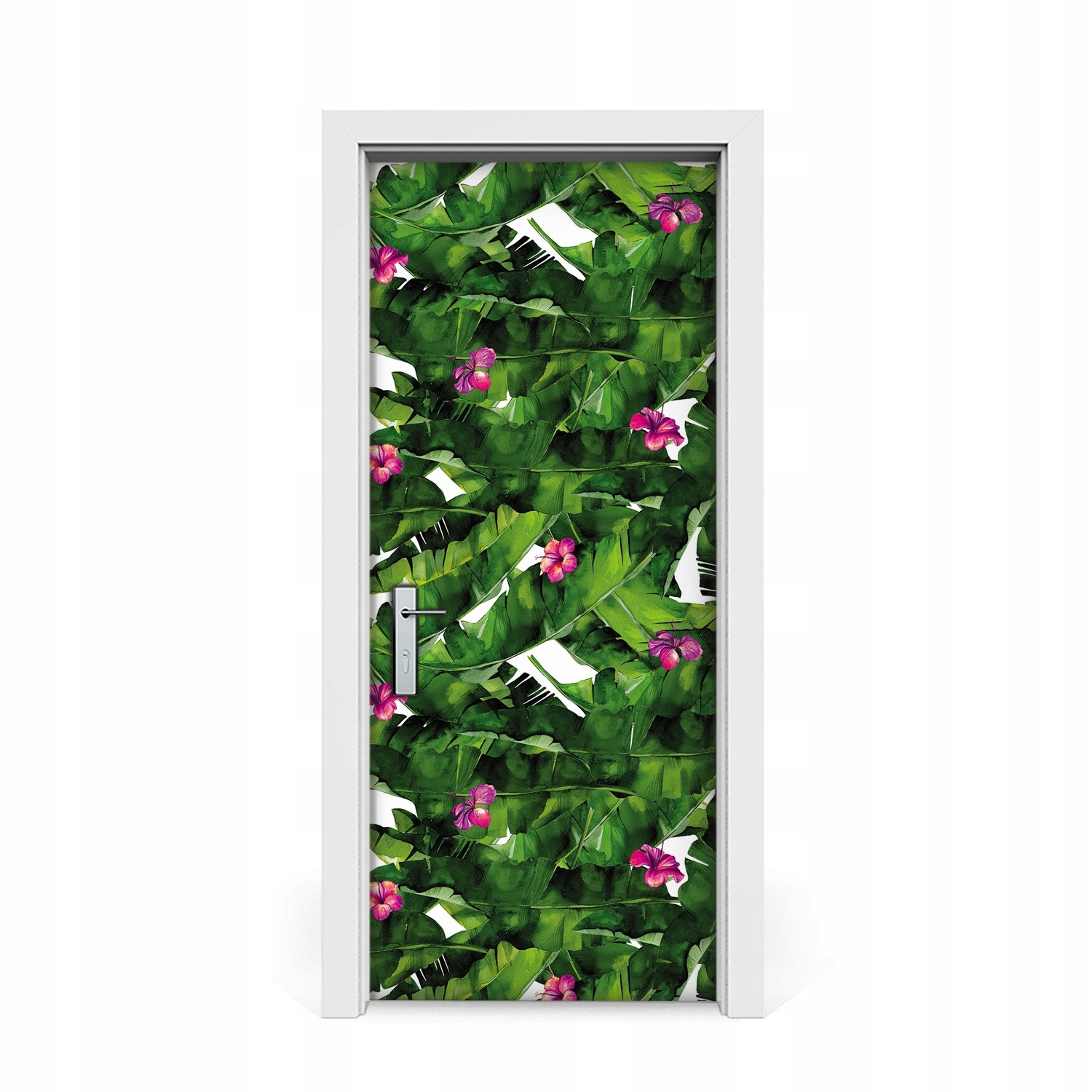 

Naklejka na drzwi okleina Hibiskus 85x205