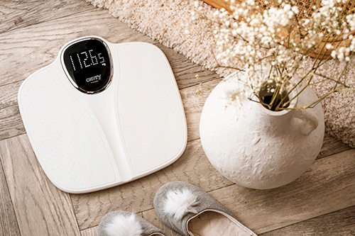 Waga łazienkowa CR 8171 z ważeniem niemowląt 180kg LED biały