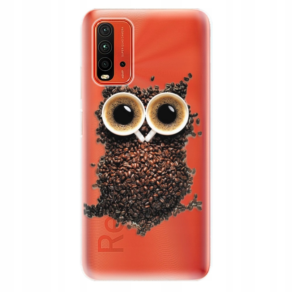 Silikonowe etui iSaprio Owl And Coffee do Xiaomi Redmi 9T
