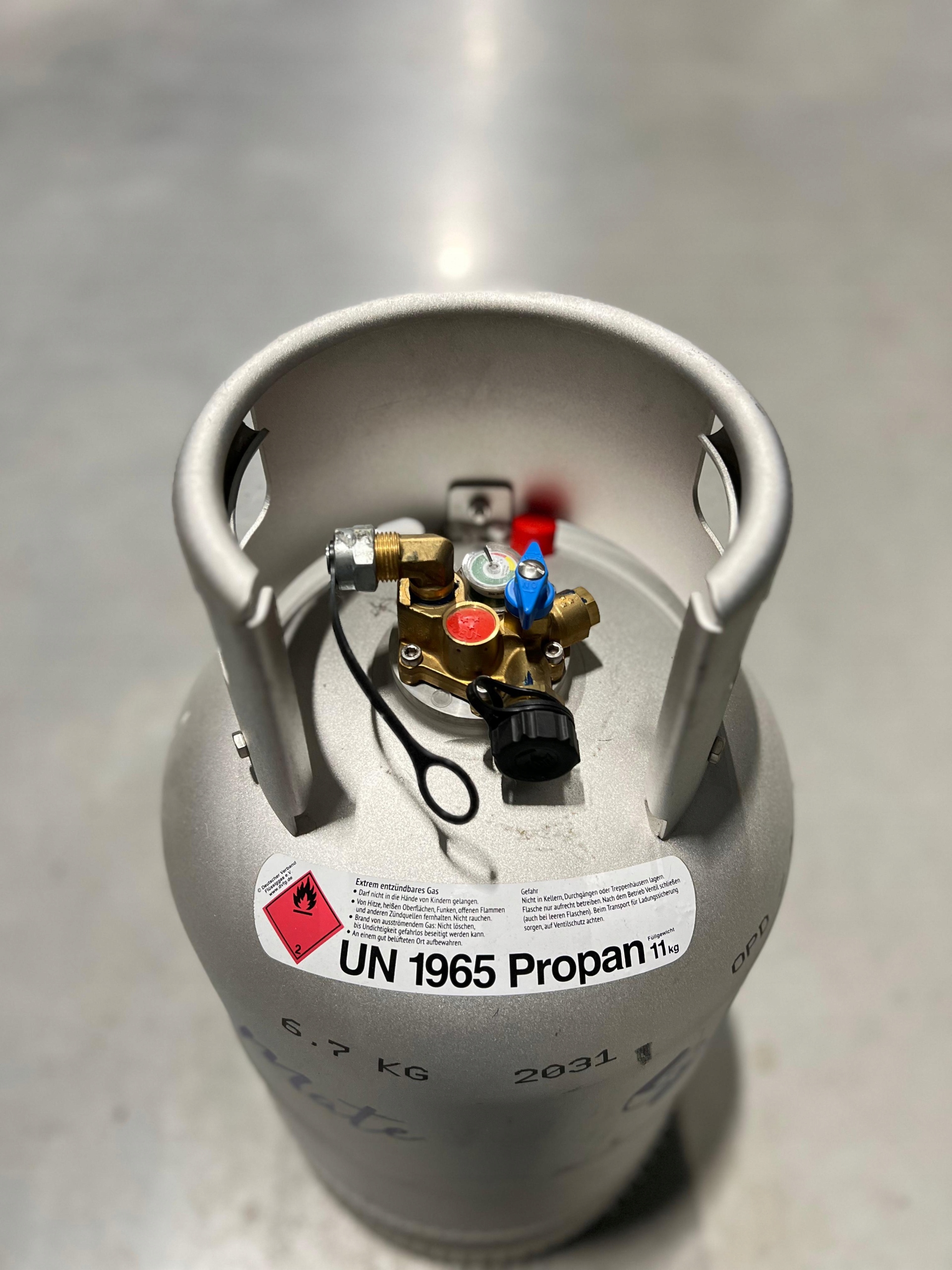 BUTLA ALUGAS TRAVEL MATE 11KG 25L + Adaptery + Maty Stan opakowania brak opakowania