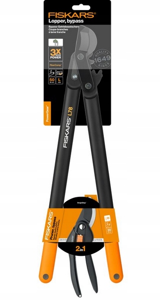 Sekator Fiskars PowerGear L78 SingleStep P26 zestaw
