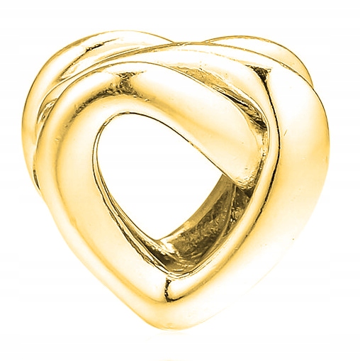 

Charms złoty Serce Heart Serduszko srebro 925