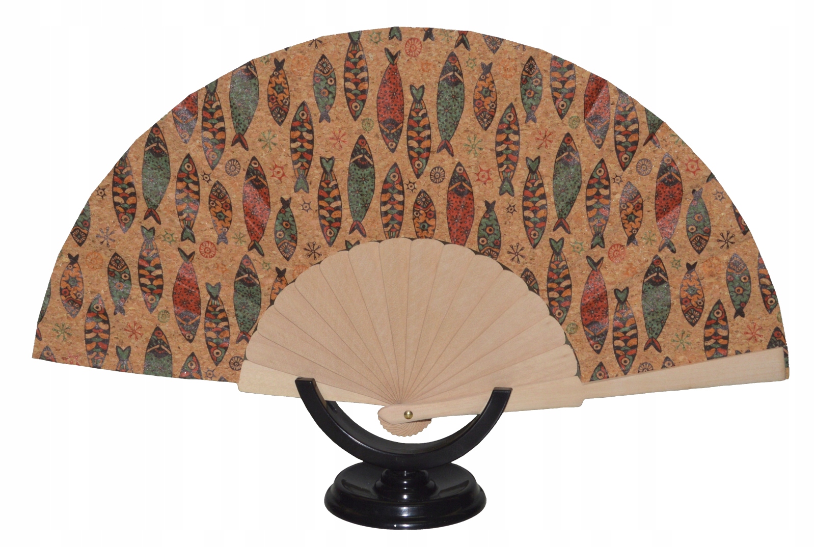 

Ręczny Wachlarz drewniany Flamenko cygański orient