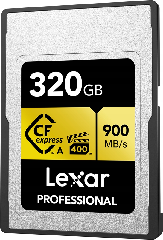Karta Lexar CFexpress Gold Typ A 320GB R900/W800 VPG400 EAN (GTIN) 843367129171