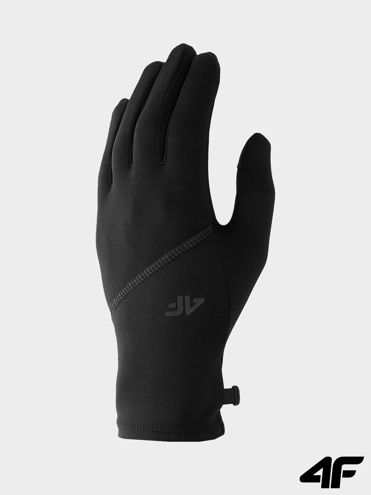 Rękawiczki Męskie 4F Zimowe Rowerowe Dotykowe Rękawice Na Rower Uniseks Kolor czarny