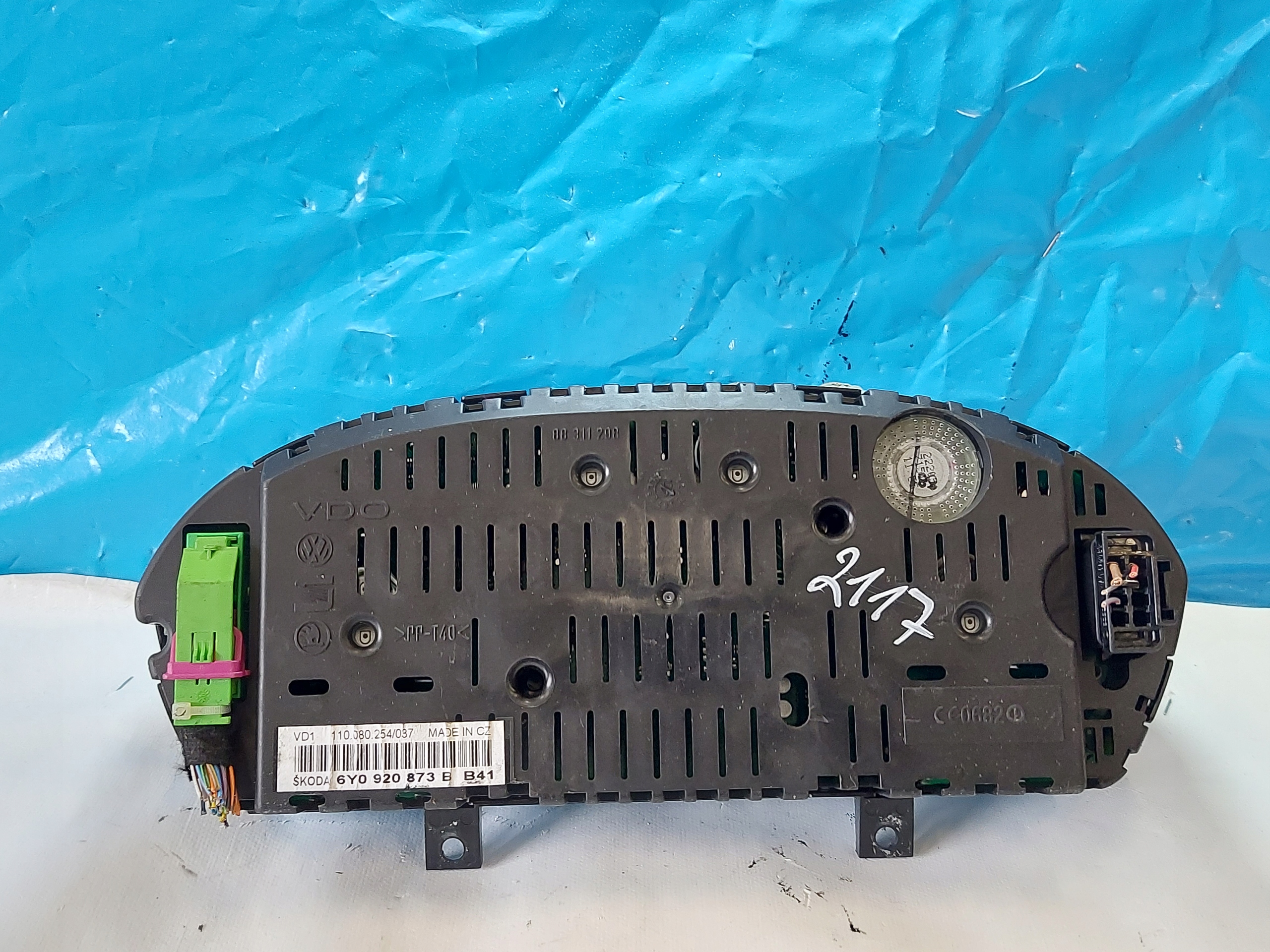 dials clock SKODA FABIA and 2.0 B 6Y920873B
