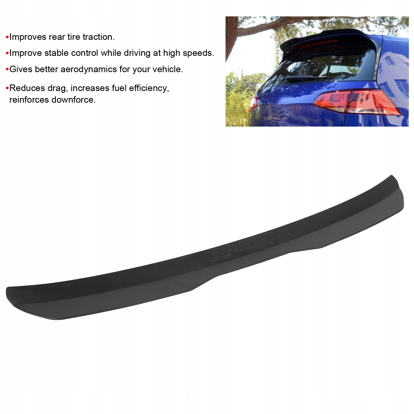 SPOILER LOTKA KLAPY VOLKSWAGEN SEAT LEON MAXTON MK1 MK2 MK3 Producent części bez marki