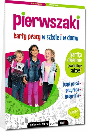 Pierwszaki Karty pracy w szkole domu klasa 1