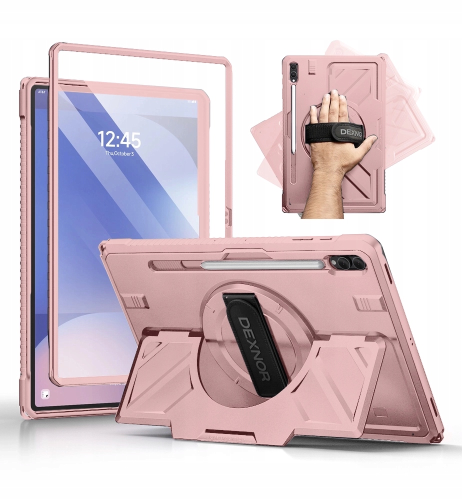 Pancéřové Pouzdro Dexnor Pro Galaxy Tab S10 S9 S8 Ultra, Pouzdro S Podstavcem