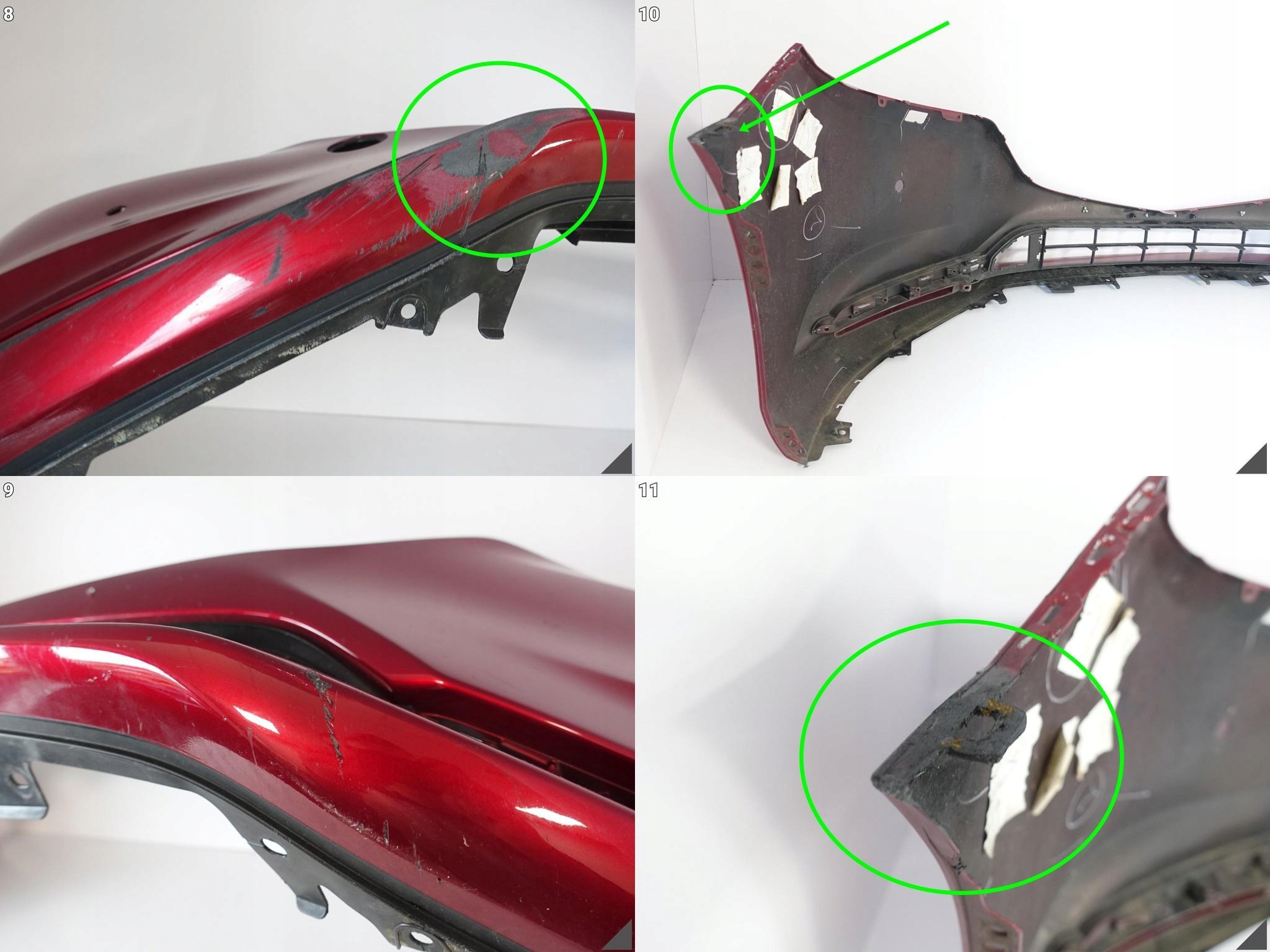 MAZDA 6 VI ( III GENERACJA ) ( II LIFT ) GJ 18- bumper front *PDC/washers*