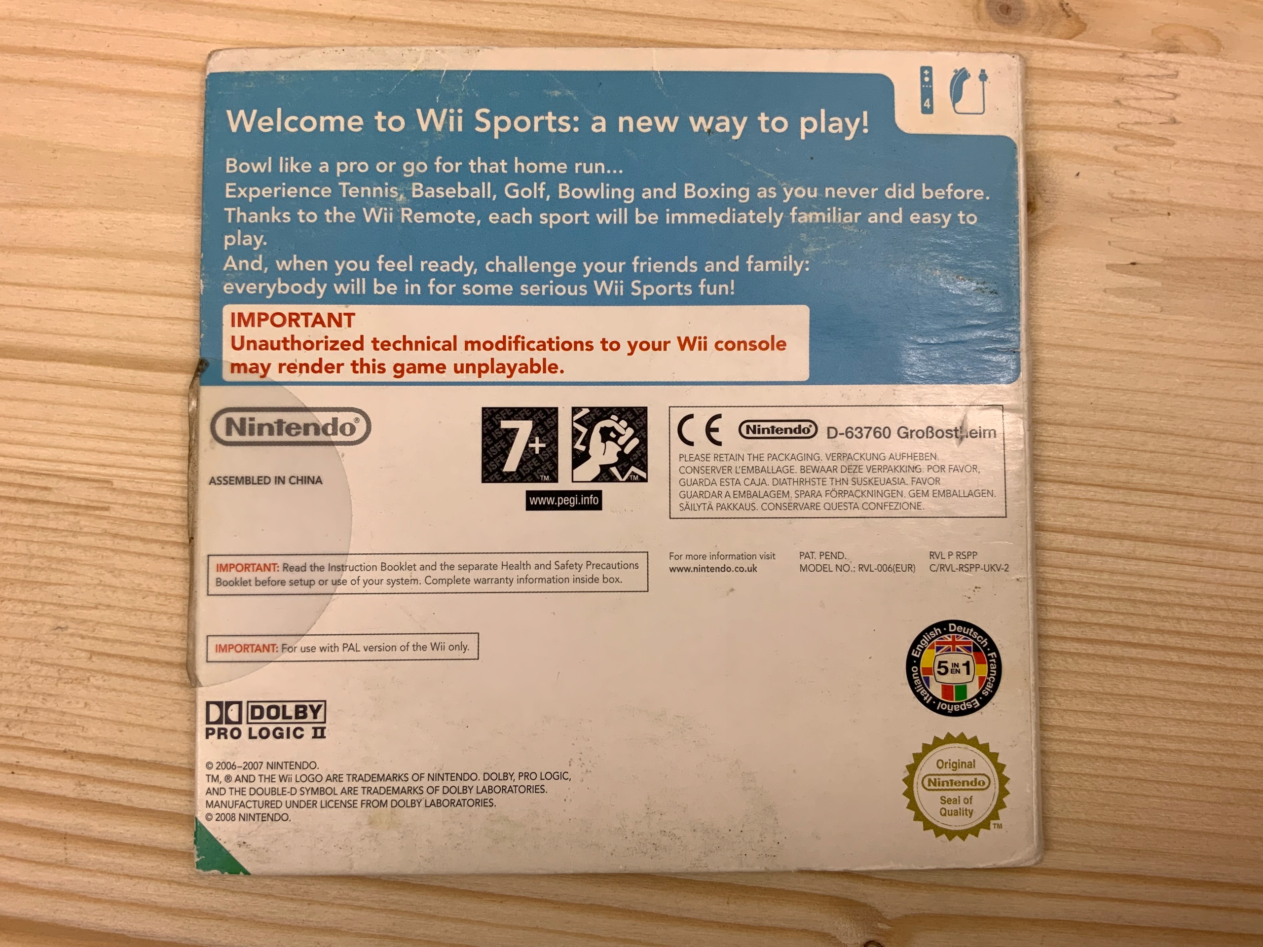 WII SPORTS płyta bdb+ NINTENDO WII Wydawca Nintendo