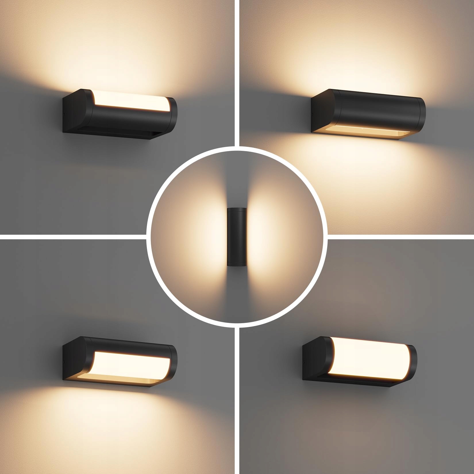 K-BRIGHT Lampa Zewnętrzna LED 18W IP65 Wodoodporna Do Ogrodu i Tarasu — miniatura 2