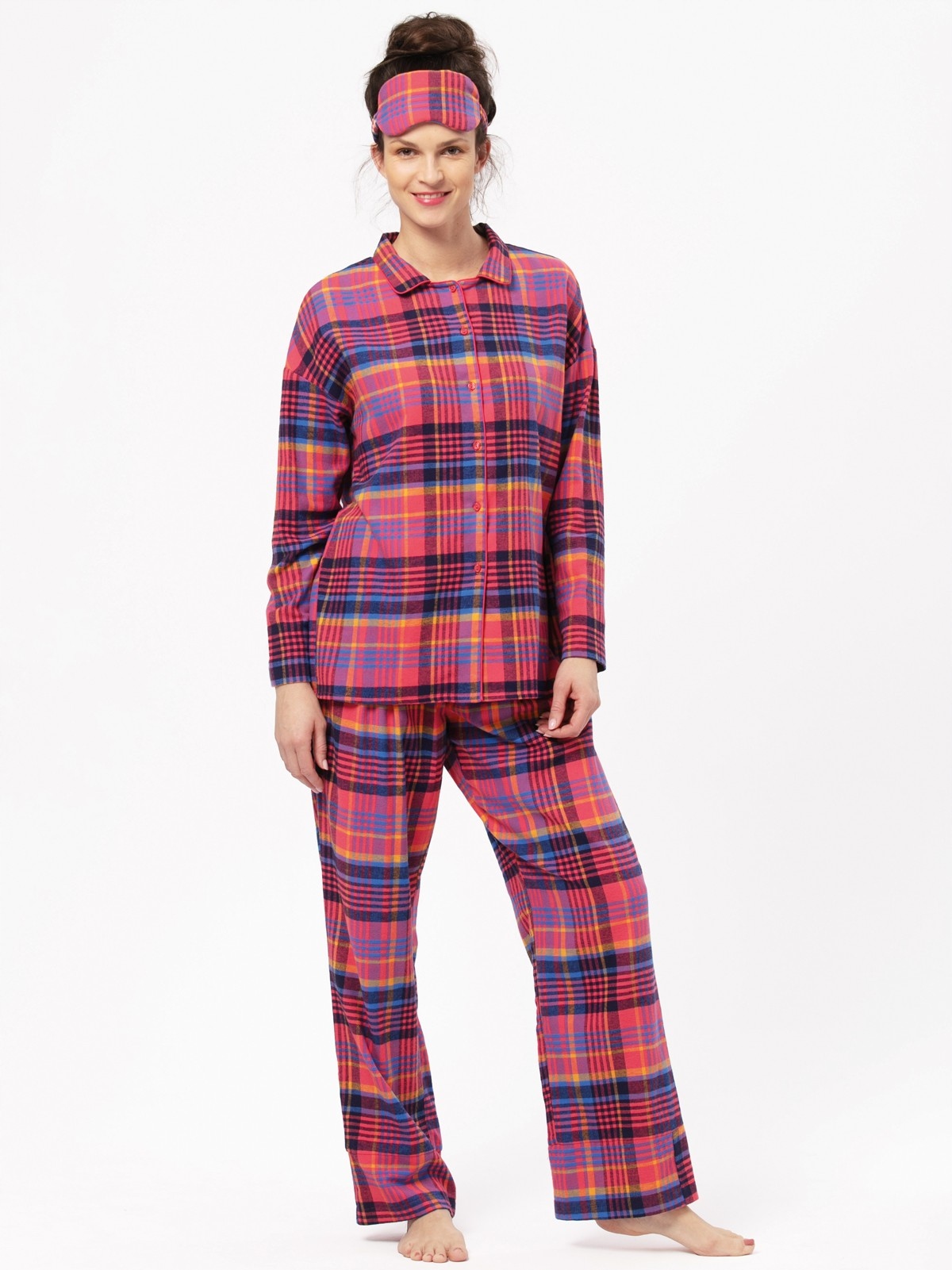 Dámské Pyžamo Lns 483 Dr L červená