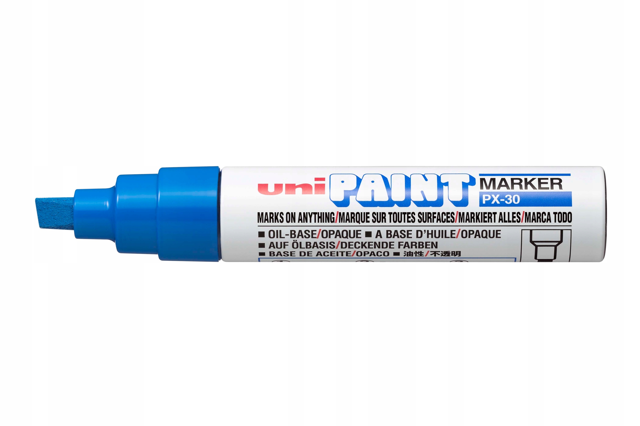 

Marker olejowy Uni PX-30 niebieski ścięty