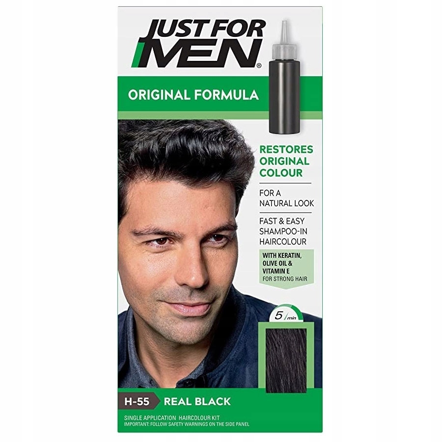 

Just For Men Natural Real Black H55 Szampon kolor