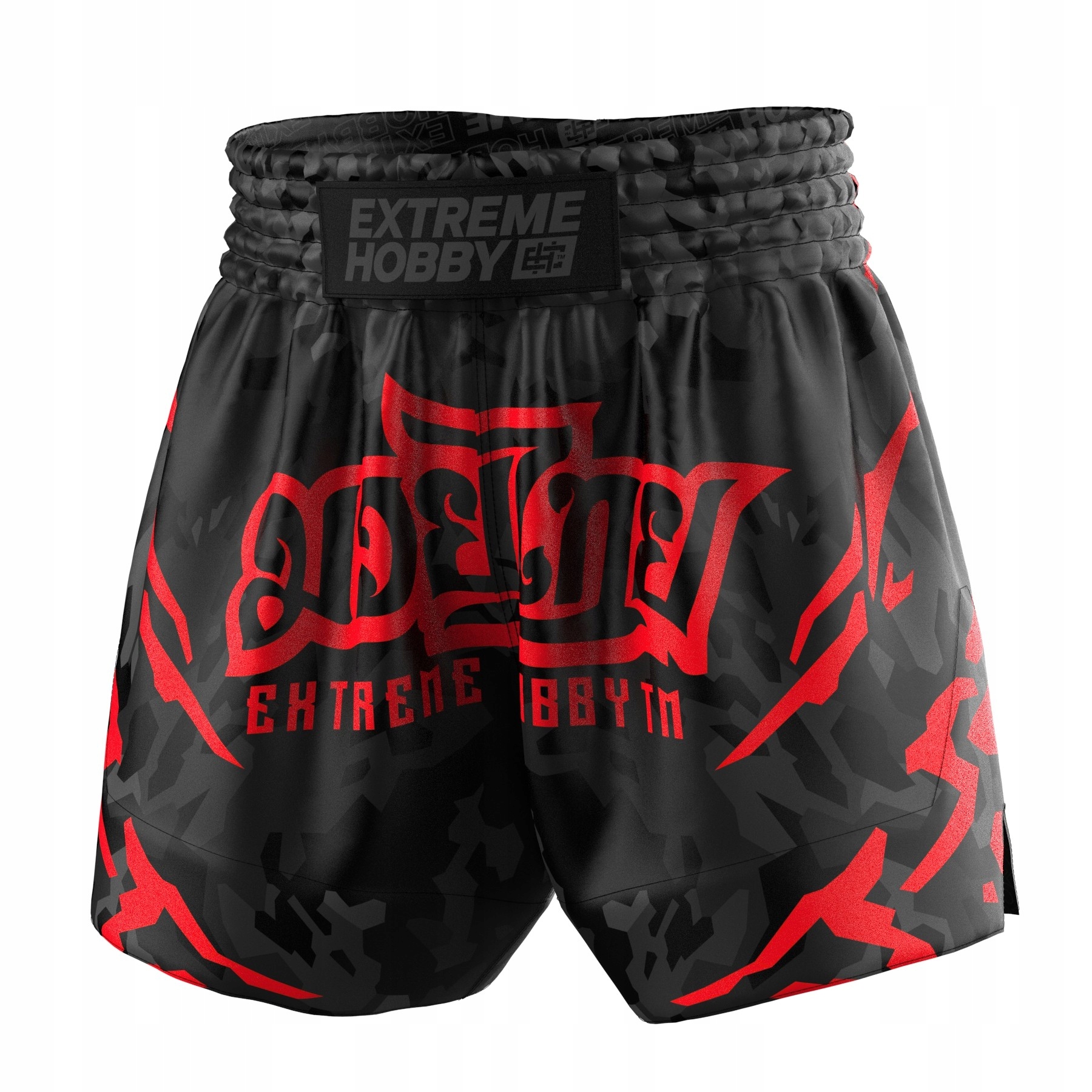 Kraťasy do thajského boxu Muay Thai Extreme Hobby Black Panther XL
