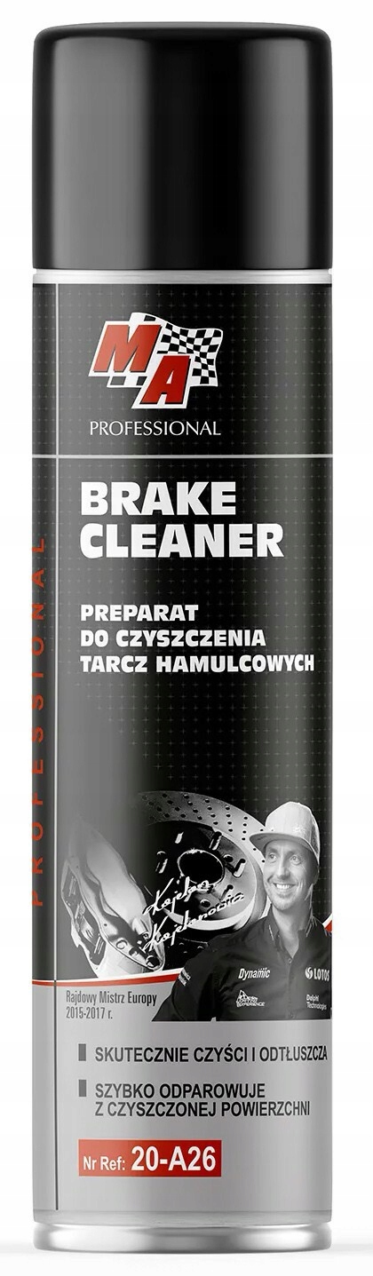 Brake Cleaner Preparat do Czyszczenia Tarcz Hamulcowych 600ml Odtłuszczacz