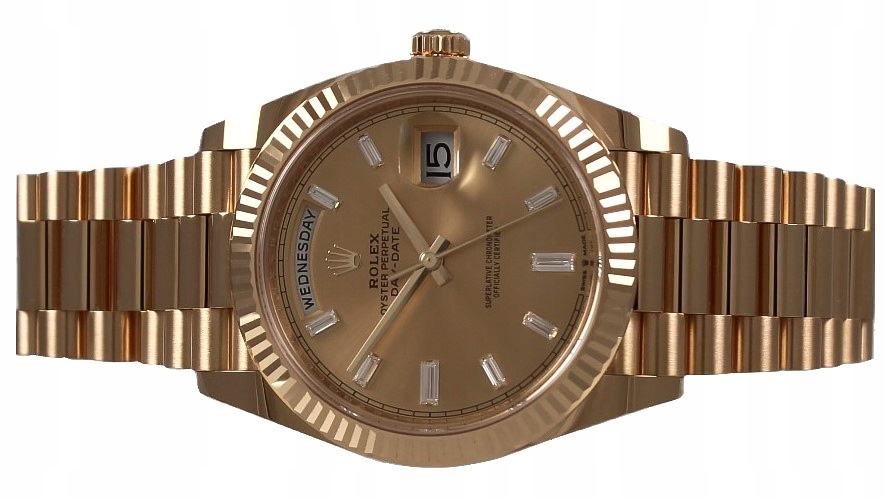Złoty zegarek Rolex Day-Date President 2022 ref 228238