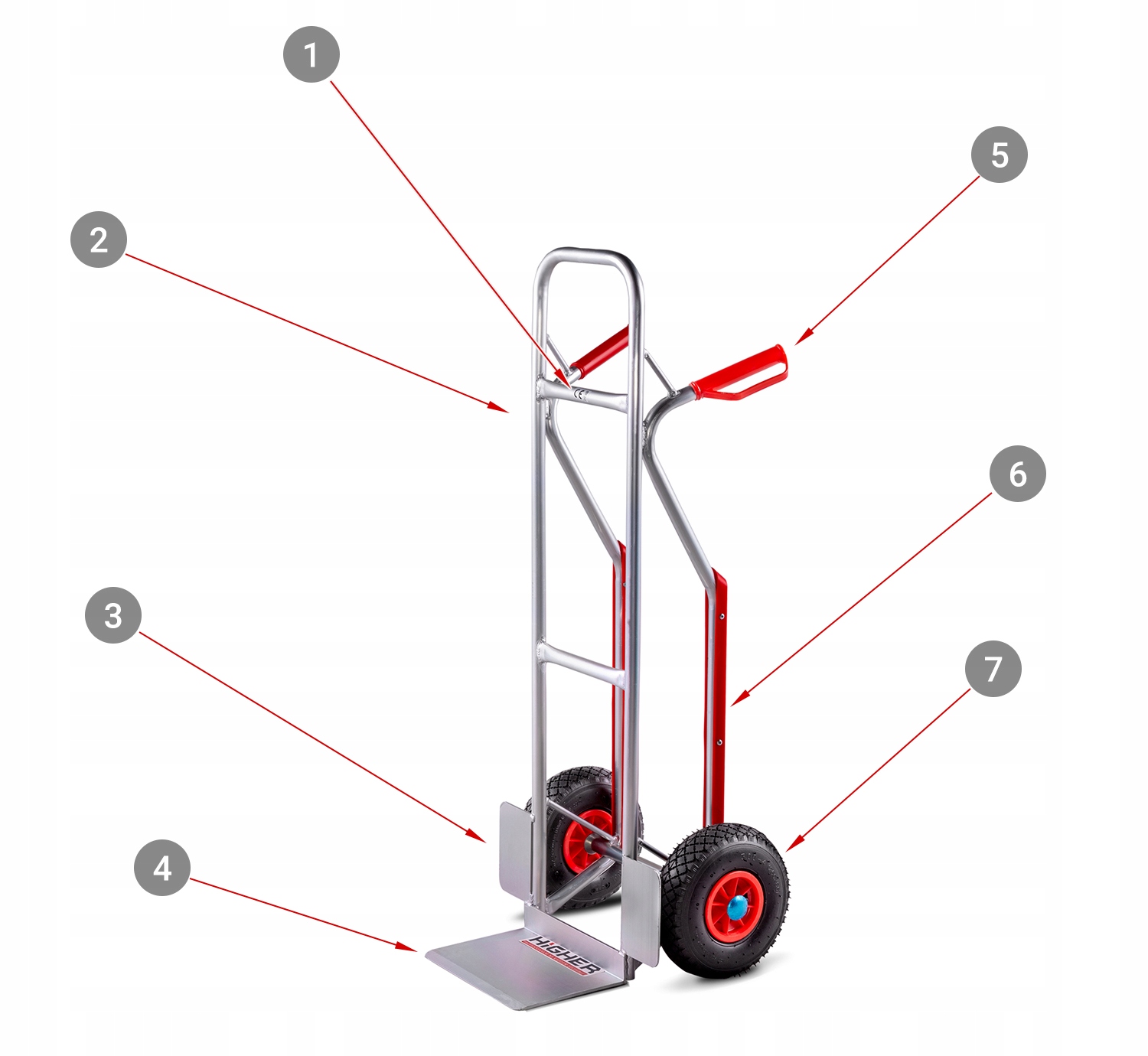 АЛЮМІНІЄВИЙ СКЛАДСЬКИЙ ТРАНСПОРТНИЙ ВІЗОК ФРЕЗЕРУВАЛЬНИК Марка Вище