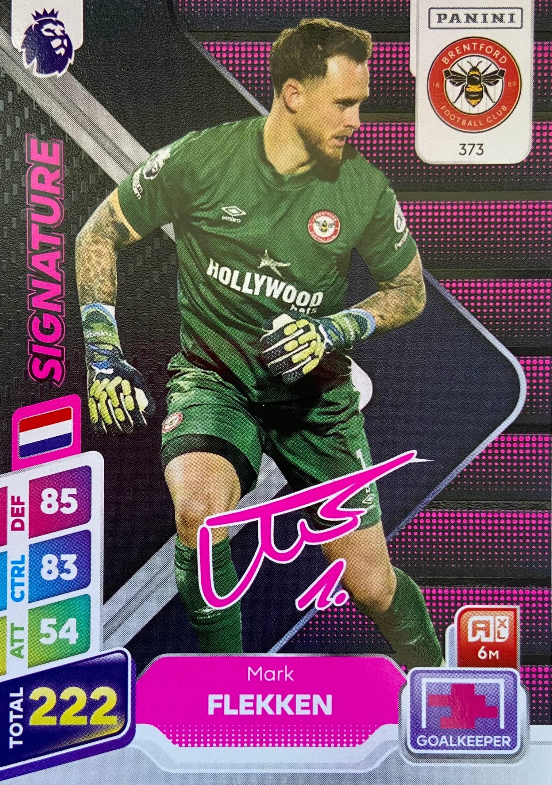 Premier League Plus 2025 Signature 373 Mark Flekken Brentford