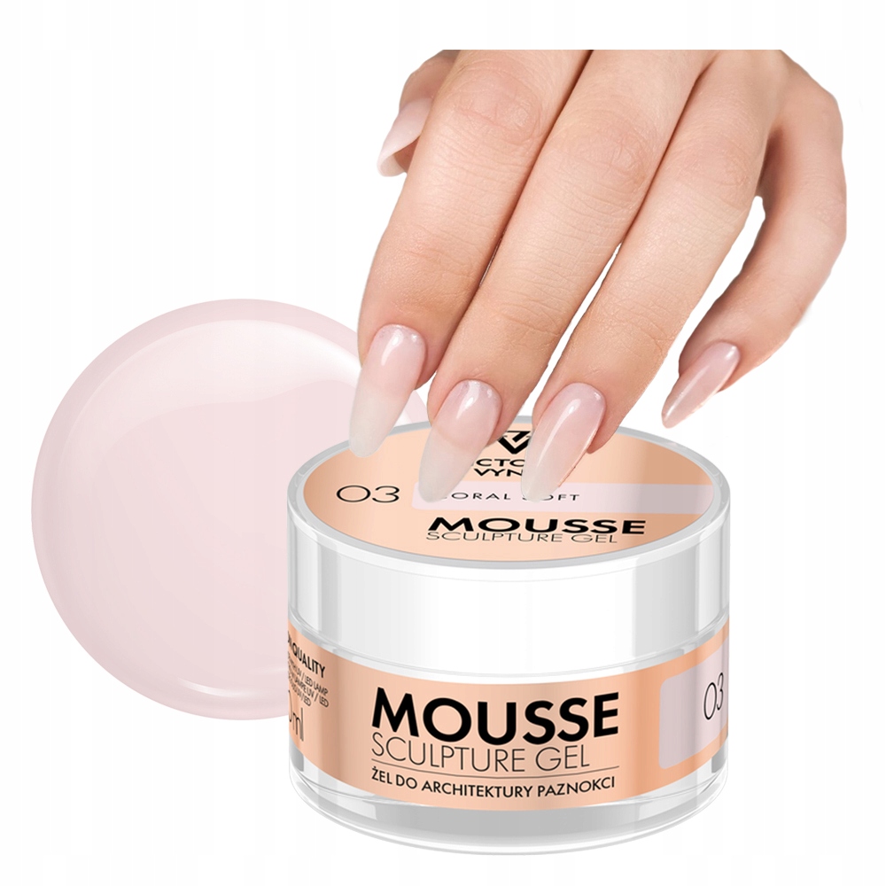 Victoria Vynn Mousse Sculpture Gel Półtransparentny Nude Coral Soft 50ml