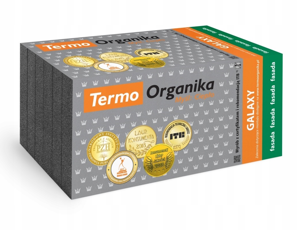 

Styropian Termoorganika Galaxy Grafit 2cm 15m2