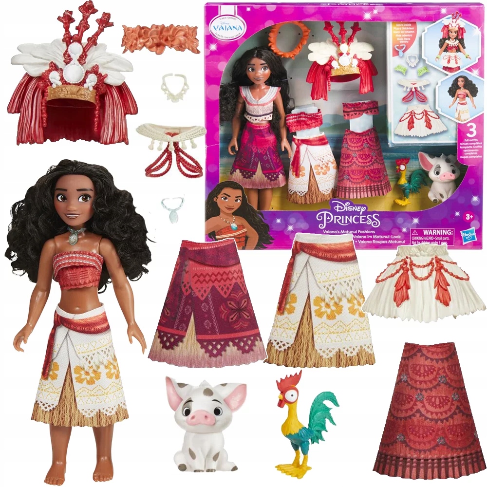 

Vaiana Lalka z Ubraniami Moana Skarb Oceanu Disney