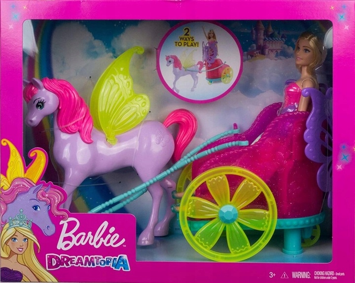 

Barbie Dreamtopia Rydwan i pegaz księżniczka GJK53