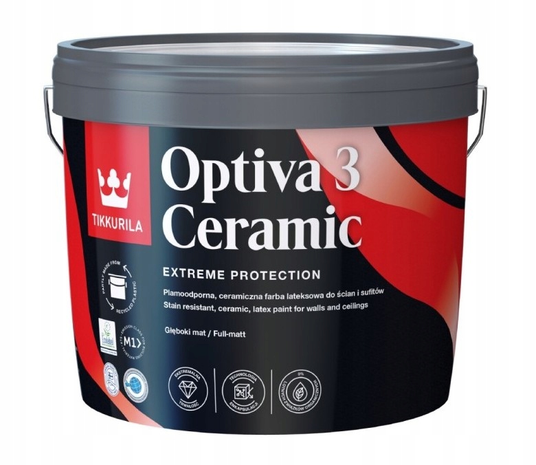 Tikkurila Optiva Ceramic [3] Deco Grey Tmavé 9L