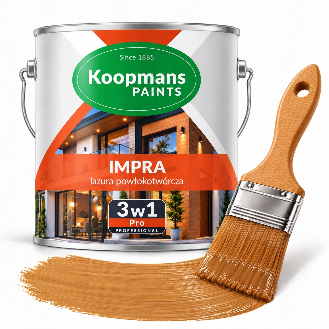 Lazura na dřevo Koopmans Impra 3v1 112 dub portugalský 5 l