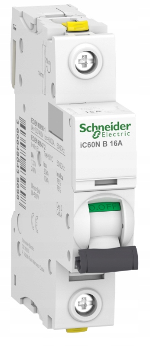 

Wyłącznik nadprądow Schneider A9F03116 iC60N-B16-1