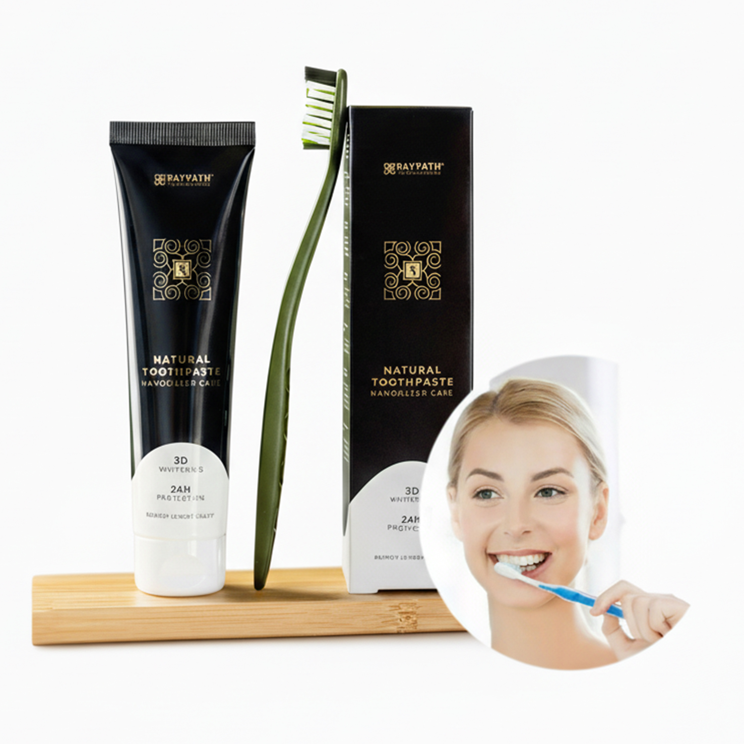 Naturalna wybielająca pasta do zębów z nanosrebrem RayPath protection