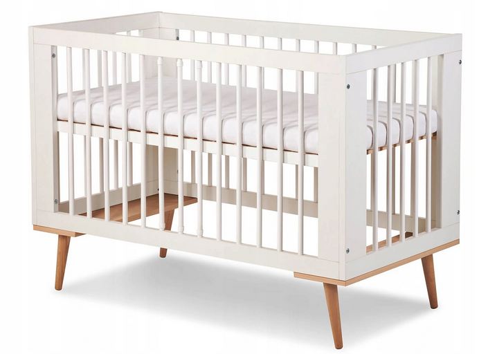 ŁÓŻECZKO DZIECIĘCE SOFIE 120X60 BIEL KLUPŚ MATERAC Długość 120 cm
