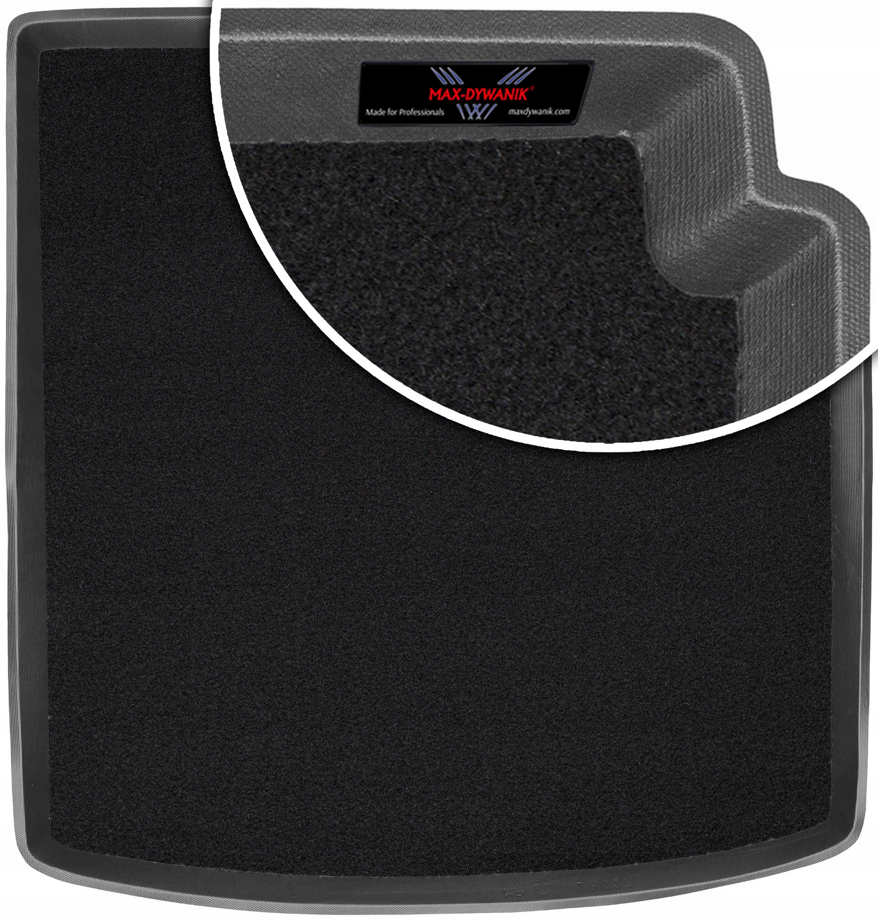 Škoda Kodiaq I Crossover 4x4 2017-2024 Koberec do zavazadlového prostoru s velurovou podložkou