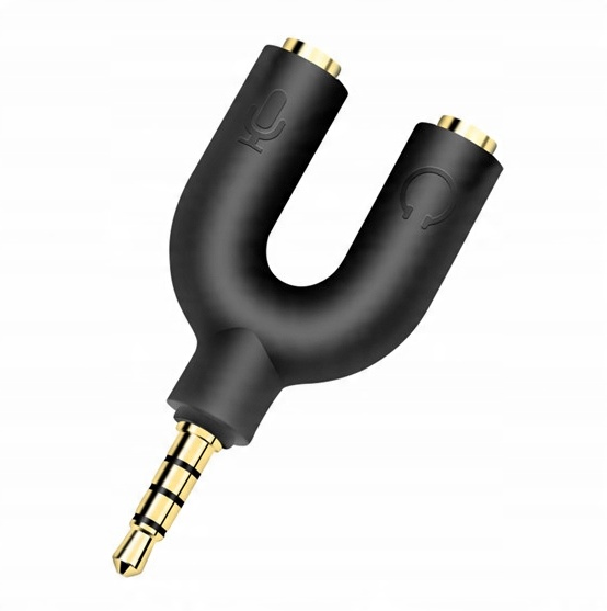 

Przejściówka słuchawki mikrofon mini jack 3,5 mm