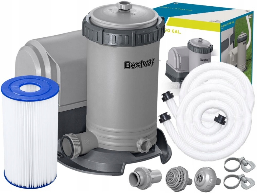Pompa Filtrująca 9463L/H Do Basenu Bestway 58391 Filtr