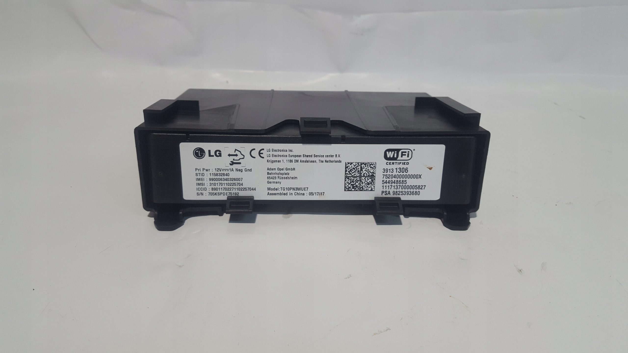 OPEL CROSSLAND X ДРАЙВЕР МОДУЛЬ WIFI 39131306