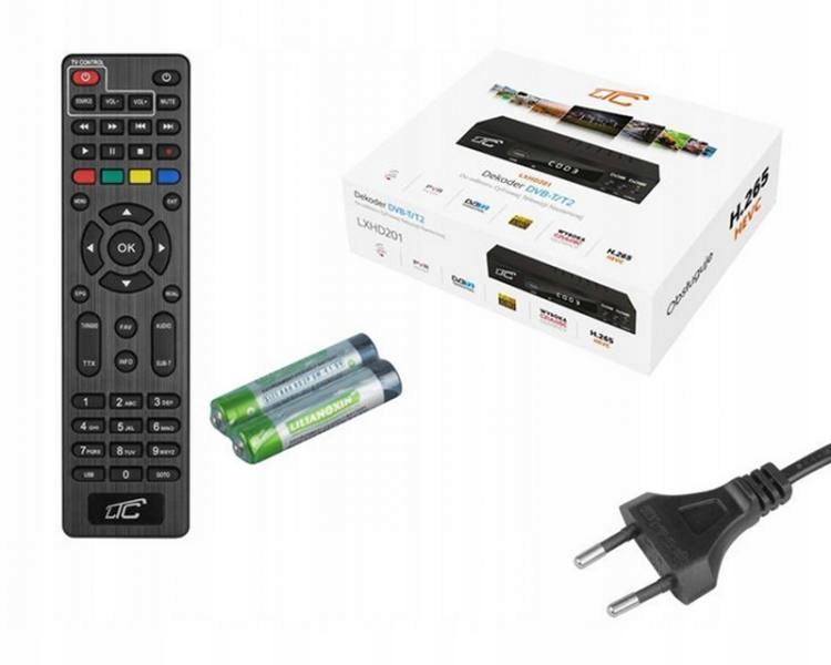 Tuner DVB-T2 LTC LXDVB505 Stan opakowania oryginalne