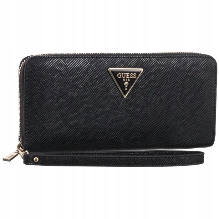 Velká dámská peněženka Guess Laurel II Zip Around SWZG74 Black Černá