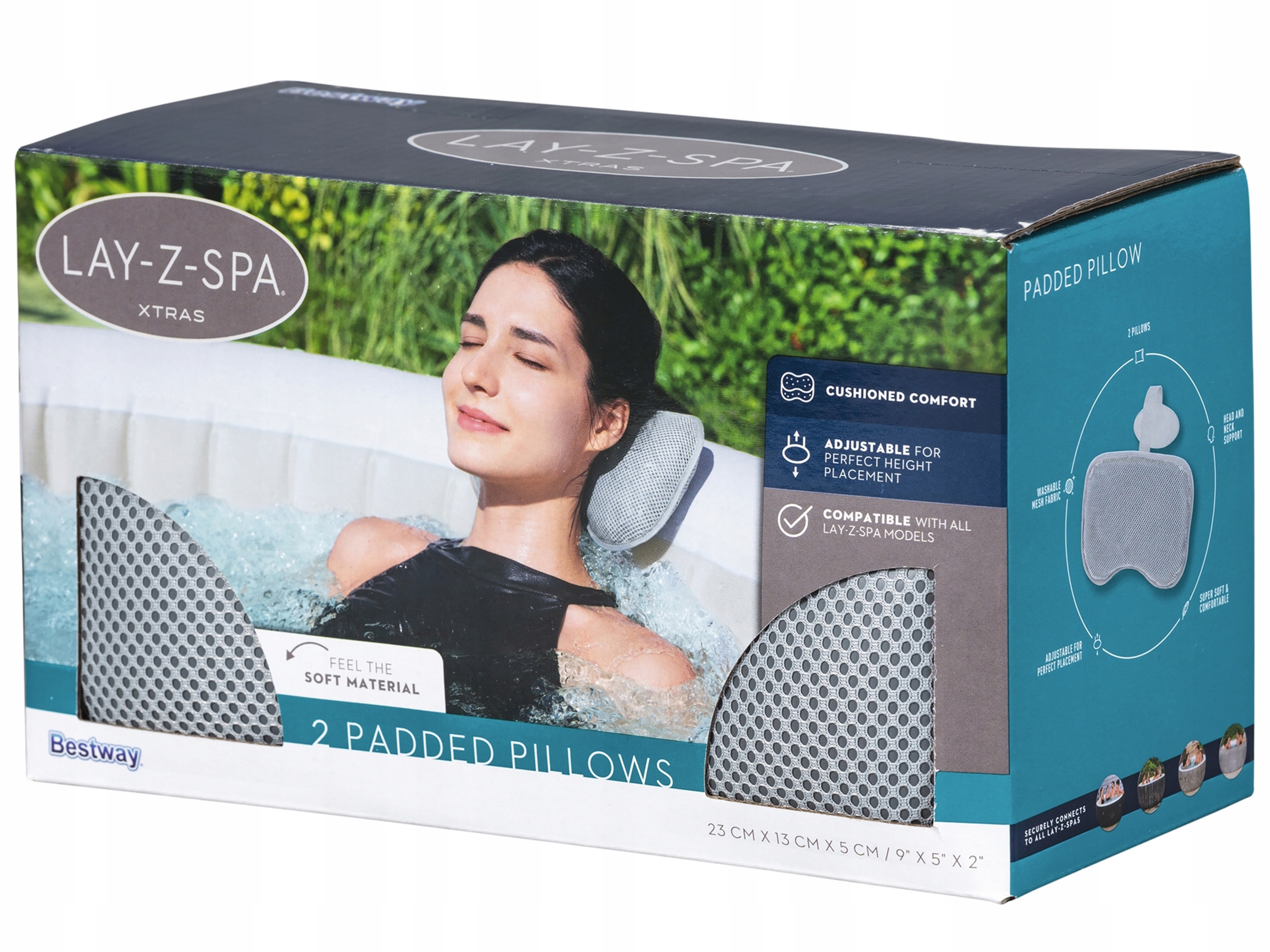 

2 szt Zagłówek do jacuzzi Lay-Z-Spa Bestway 60316