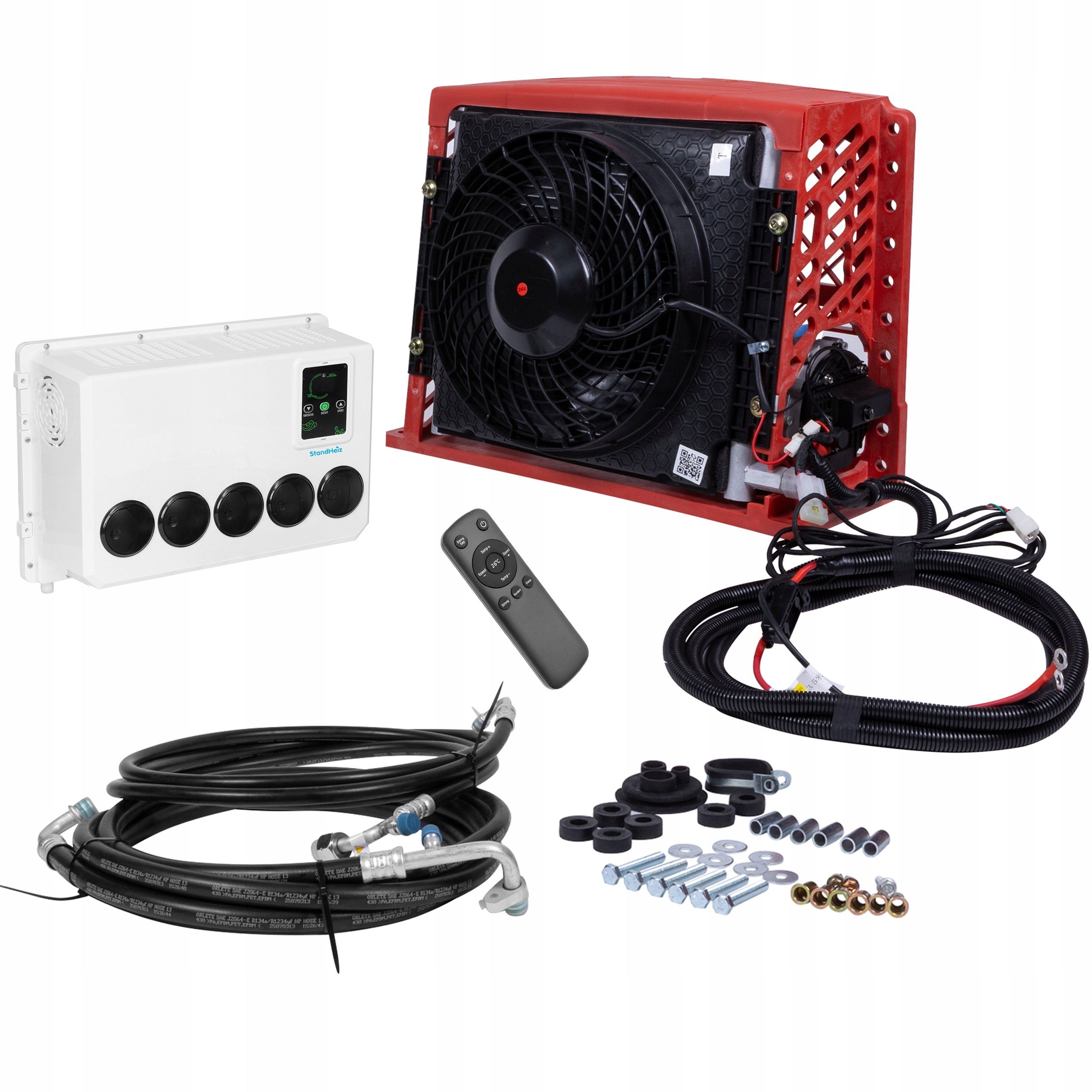 Parkovací Klimatizace Standheiz 12V Střešní Batohová Obytná Kombajnová Stanice