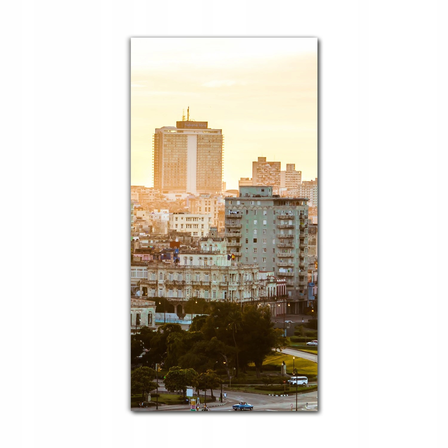 

Foto szklane do kuchni 70x140 Miasto widok Hawana