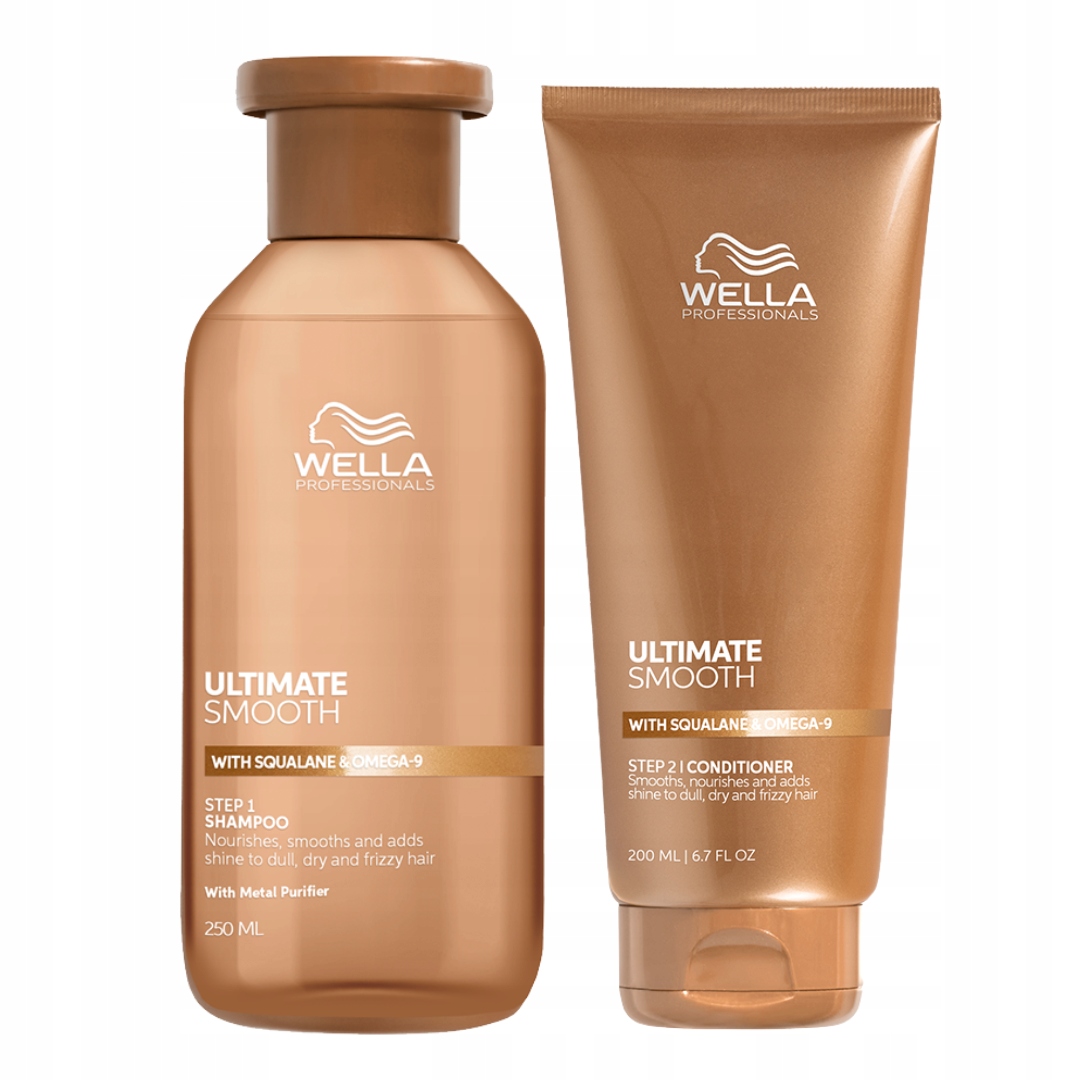 Wella Ultimate Smooth Szampon i Odżywka do Włosów Suchych Zestaw 2 szt.