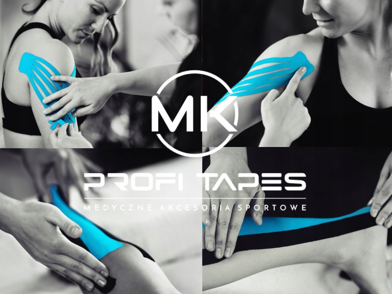 TEJPY TAŚMY KINESIOTAPING PLASTRY TEJP TAPE DO KINESIOTAPINGU TOP MIX x4 Rodzaj elastyczne