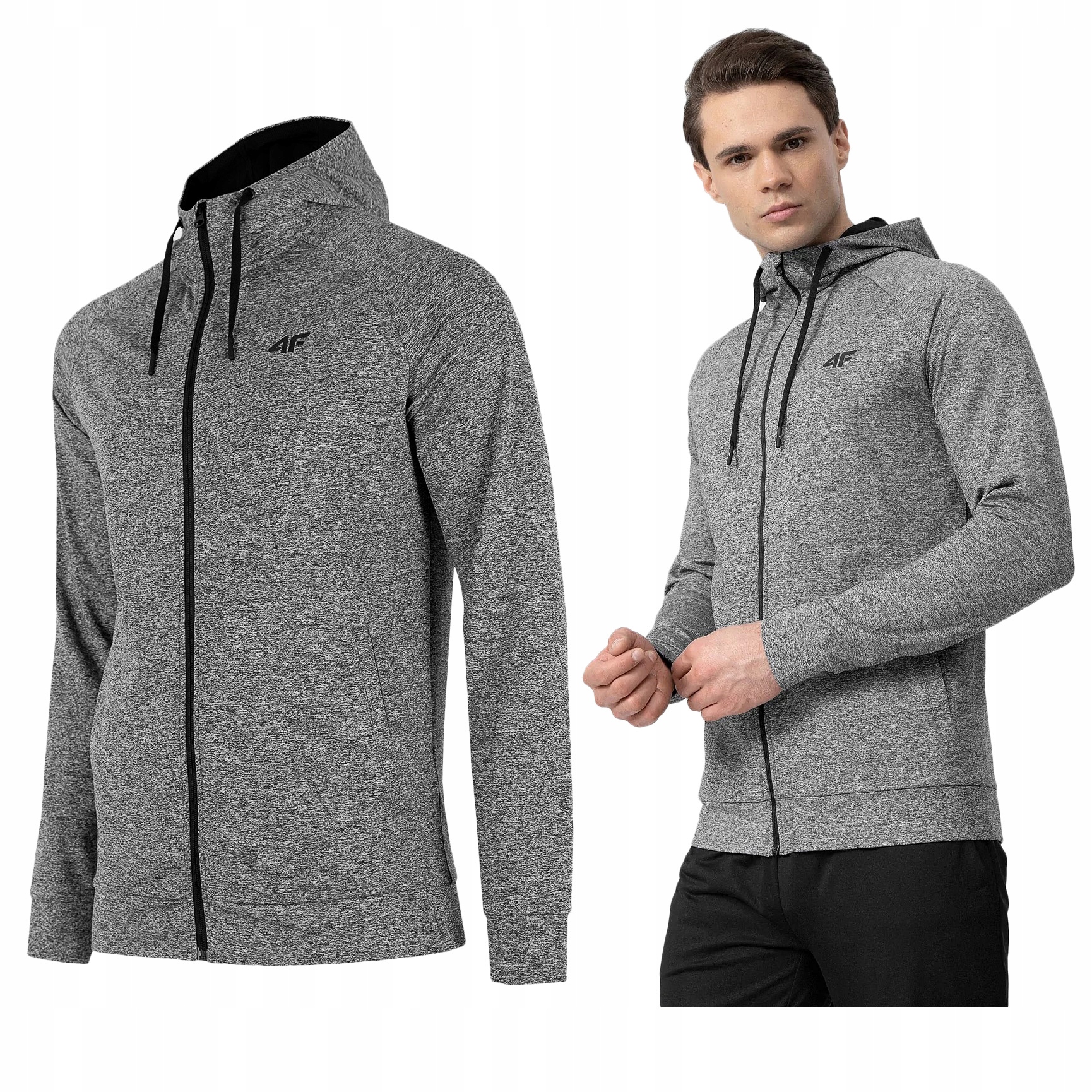 

Bluza męska 4F Rozpinana treningowa BLMF350 S