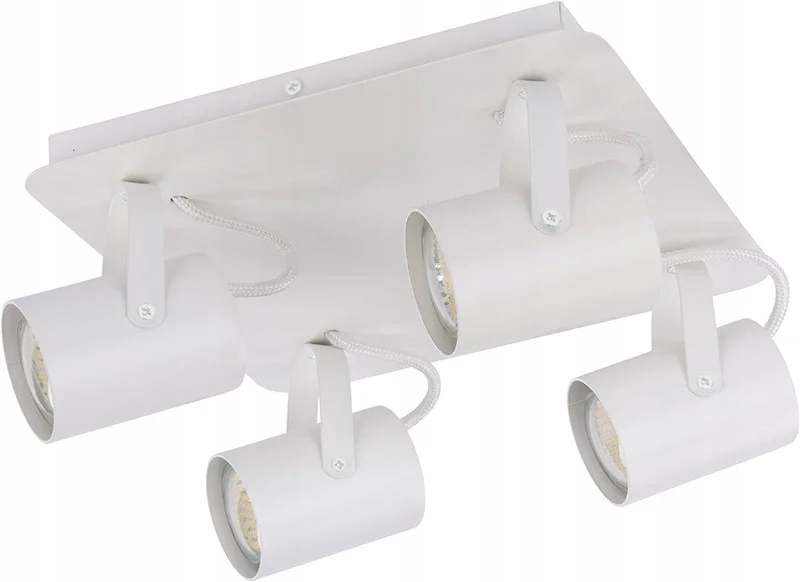 Sigma Lightingový stropný reflektor 4xGU10 25W Biela kamera Moderný