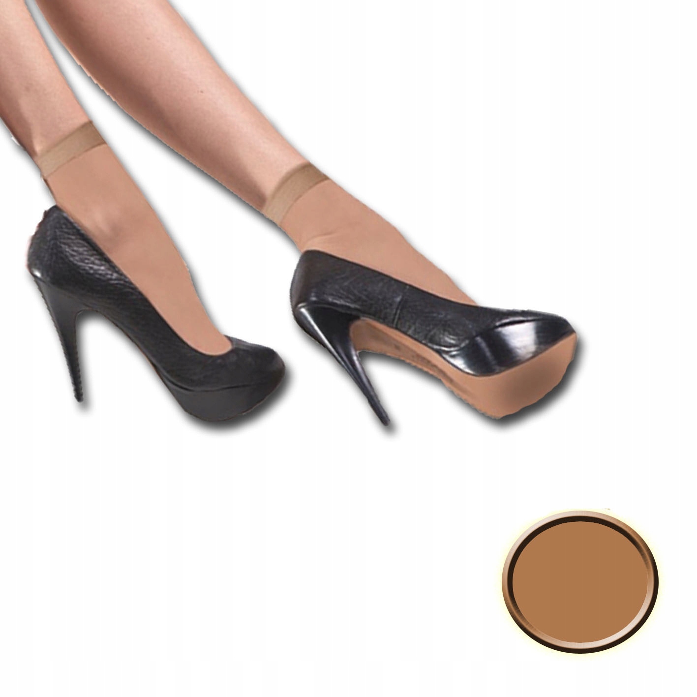 

Mirella Skarpetki damskie Poliamid 2pary Jasny beż