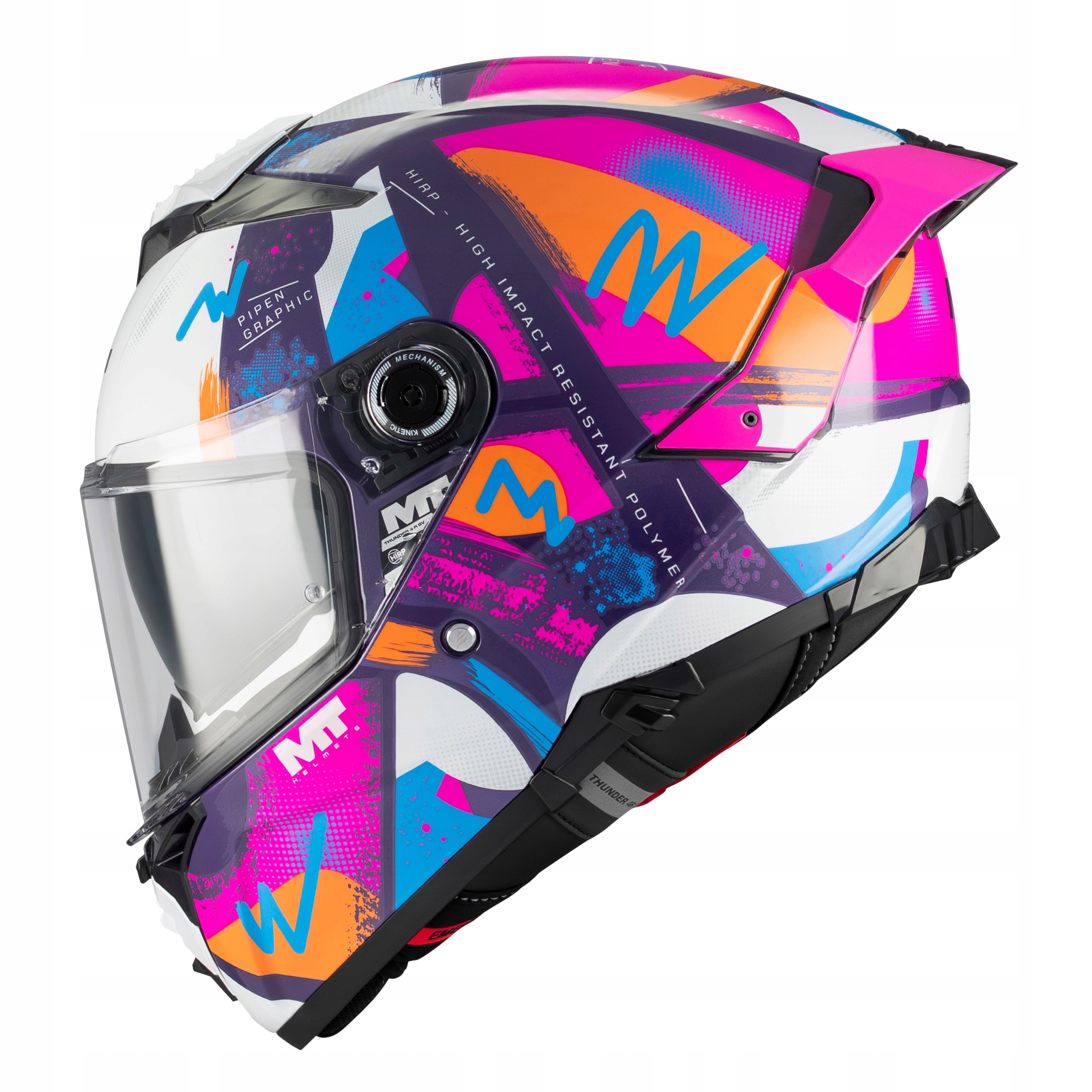 Helma Mt Thunder 4 R Sv Pipen C8 Gloss biela ružová modrá Darčeky