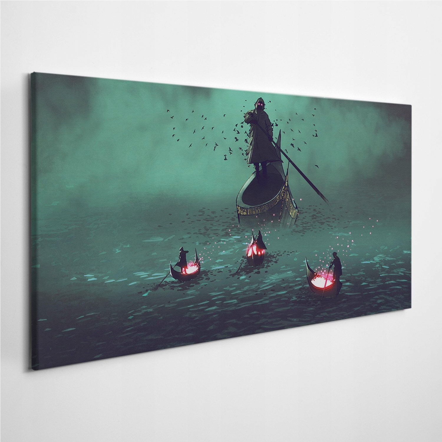 

Foto-obraz na płótnie Horror Łódka Sztuka 120x60