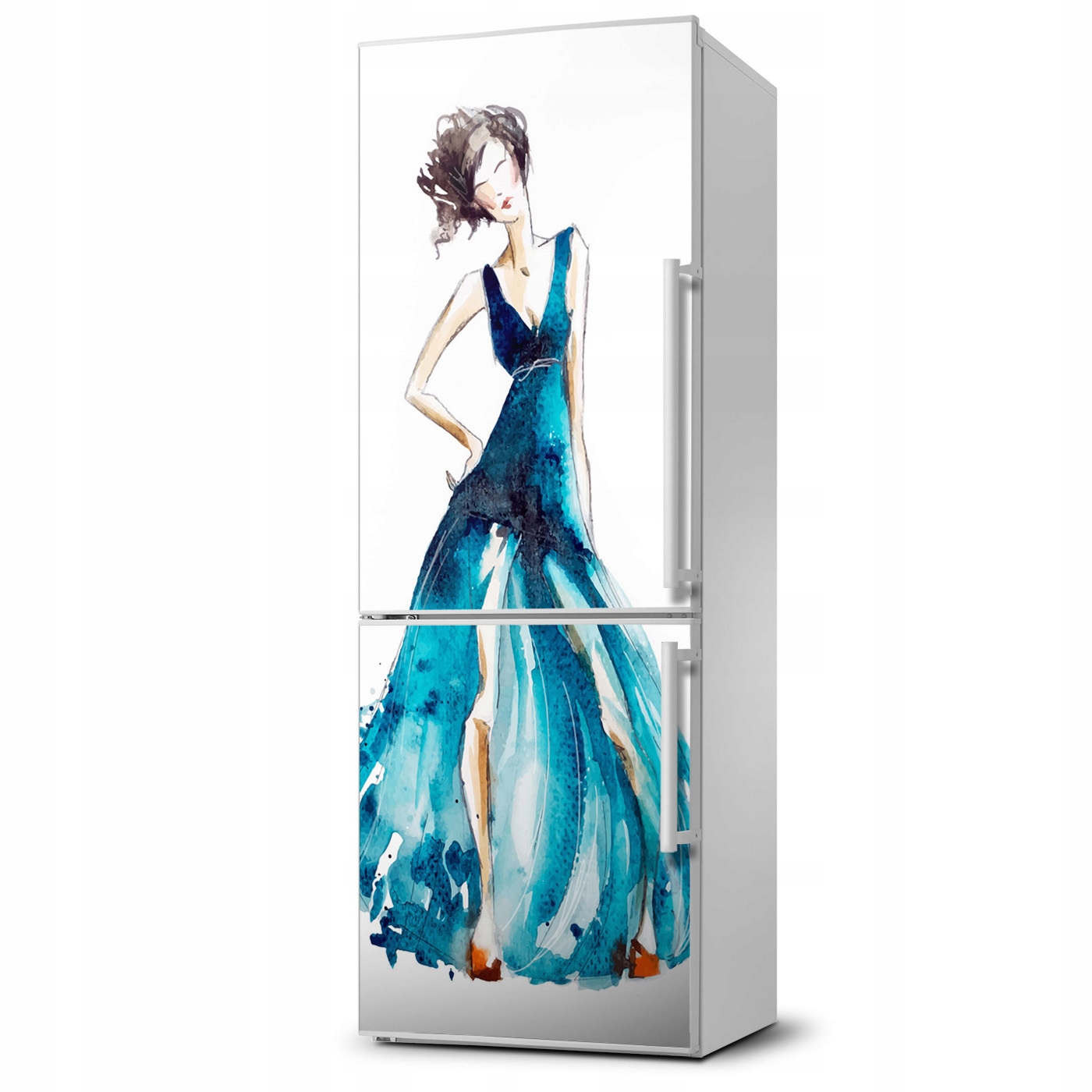 

Naklejka Magnes na lodówkę Ilustracja mody 60x180